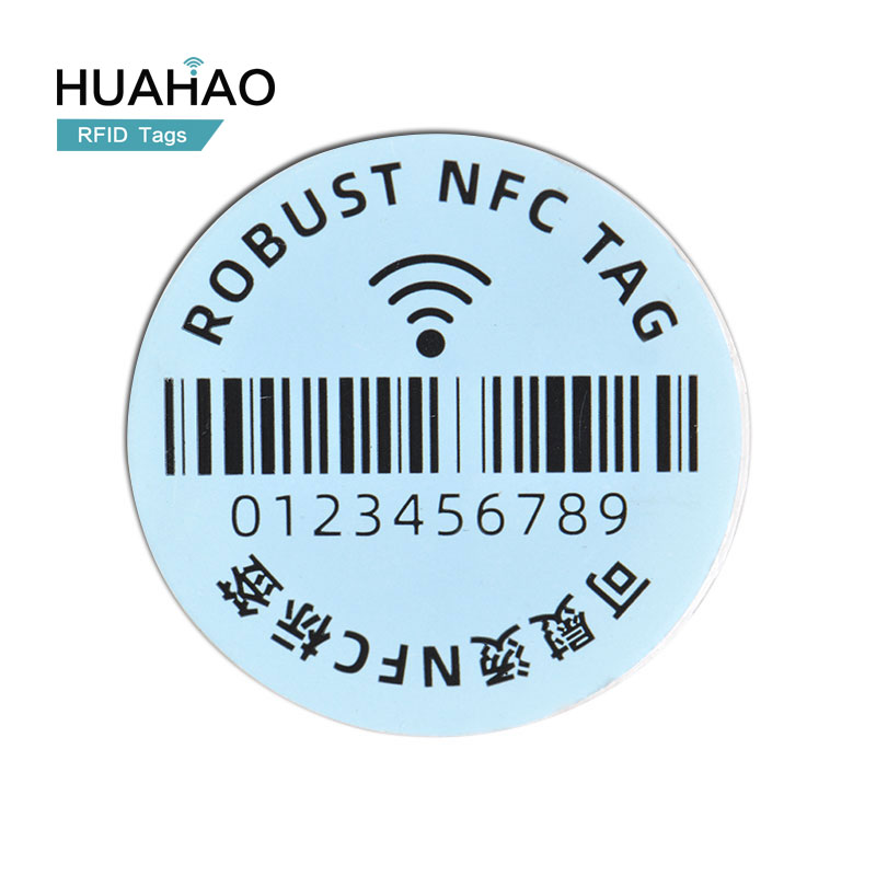 NFC Tag Huahao Manufacturer Iron-on Paste Type Can Print Logo Waterproof
