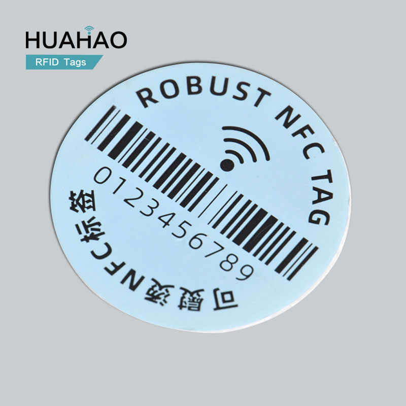 NFC HF RFID Tag Huahao Manufacturer Custom Long Shape Washible Textile for Garments ID Tracking in Laundry