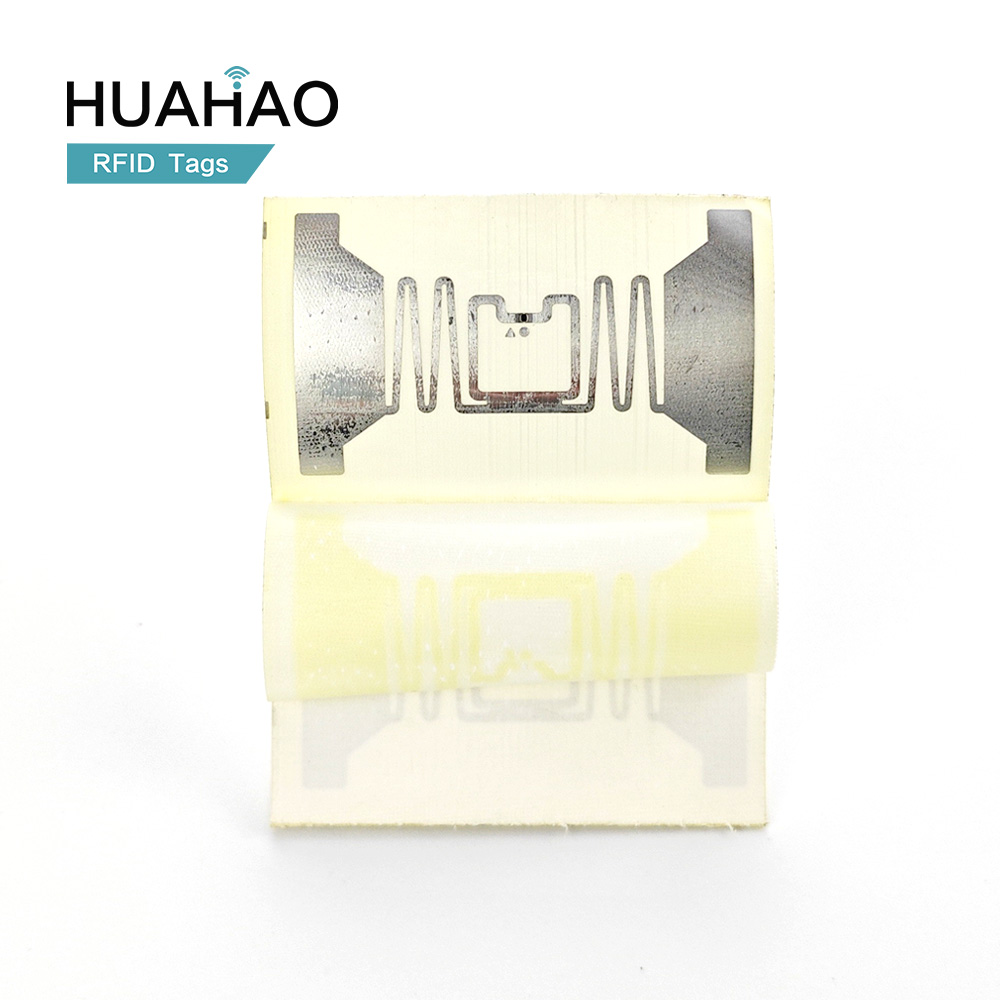 Washable Label for Huahao Manufacturer Custom Wholesale straight RFID Woven Clothing and T-shirts