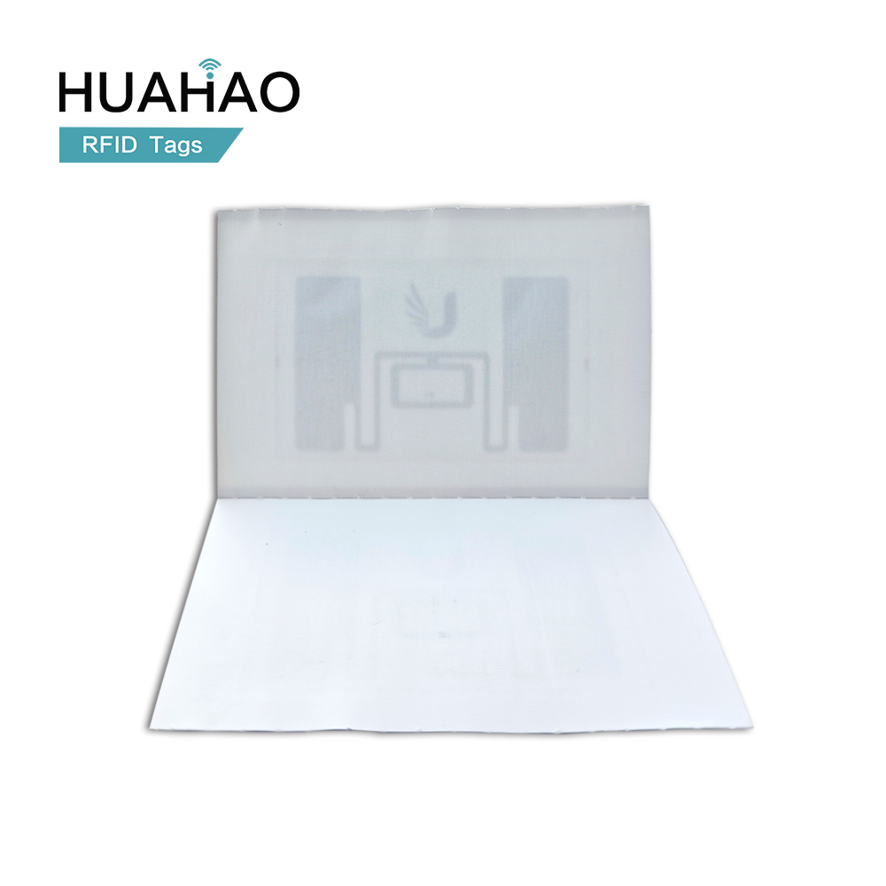 UHF RFID Washable Inlay Washing Care Label for Huahao Custom Factory Manufacture Free Sample Small Tags Smart Sticker