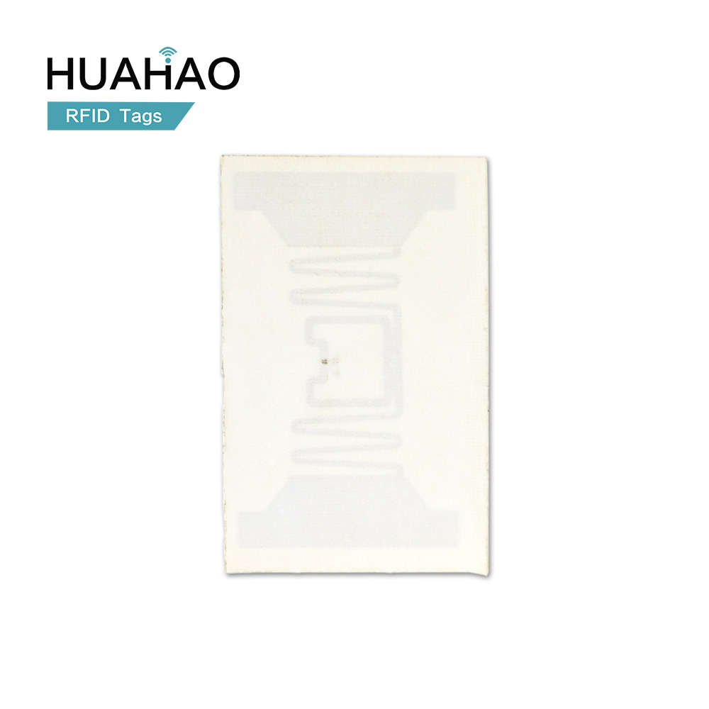 Waterproof RFID Care Labels Huahao Manufacturer 100% Polyester Custom Double Sided Printed Washing Instructions for Garment
