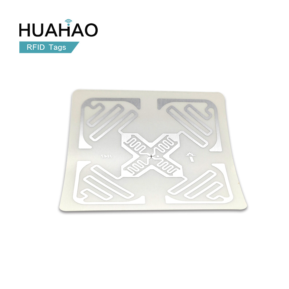 Passive Clothing Hang Tag Huahao Manufacturer Custom Wholesale UHF RFID Apparel Label Embossed Logo
