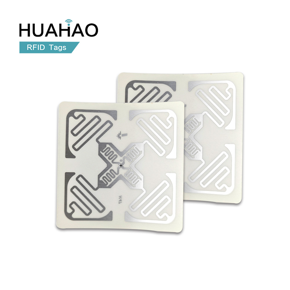 Passive UHF RFID Sticker Huahao Manufacturer Custom Passive UHF RFID Printable and Programmable RFID Label Sticker Tag for Asset Tracking