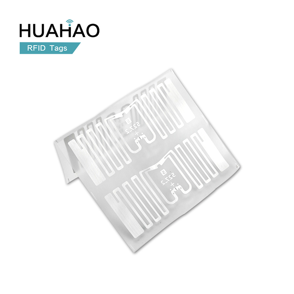White Paper Label Free Sample HUAHAO 860-960MHz Passive Smart Printing Paper UHF RFID Clothing Hang Tag