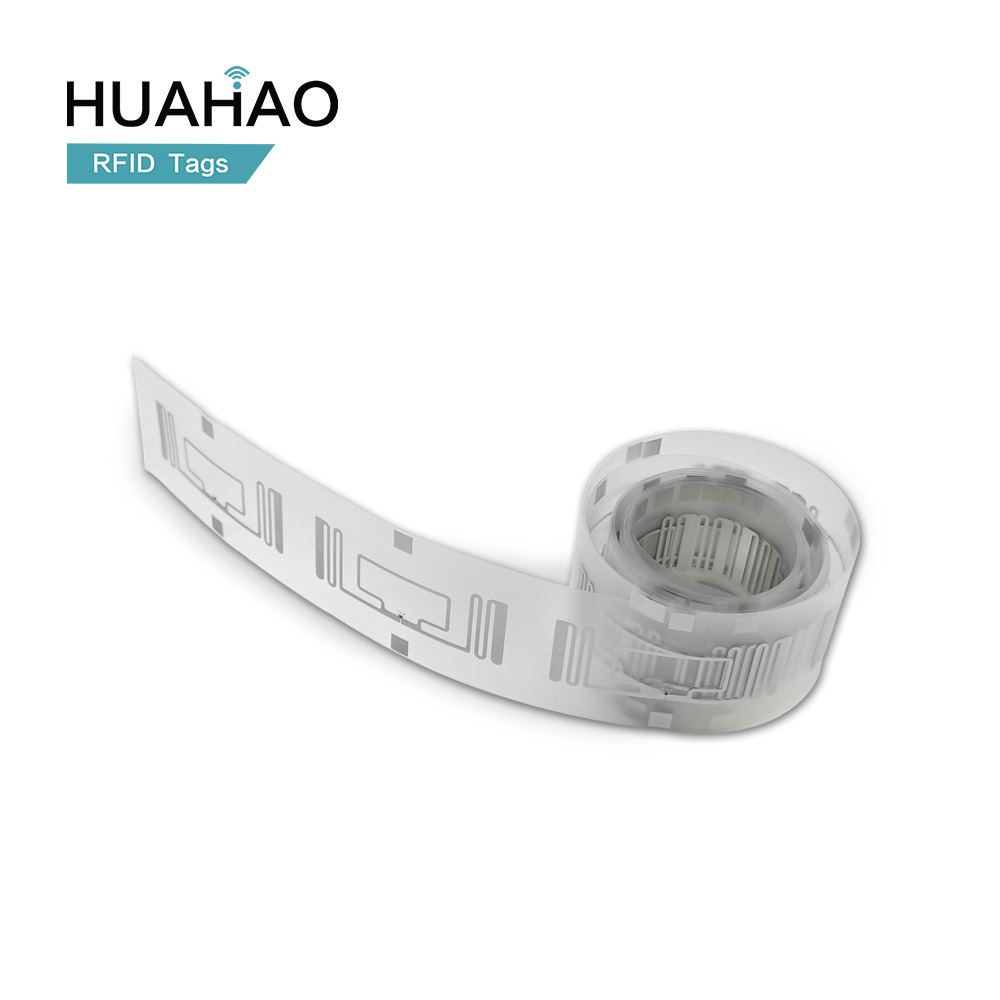Garment Hang UHF Sticker Free Sample HUAHAO Custom Cheap Long Range RFID Tags ISO18000 6C Inlay