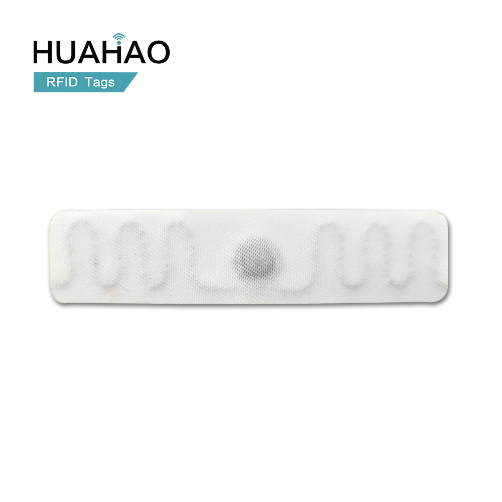RFID Clothing Tag Huahao Manufacturer Custom Washable UHF Fabric Textile Linen Laundry Label