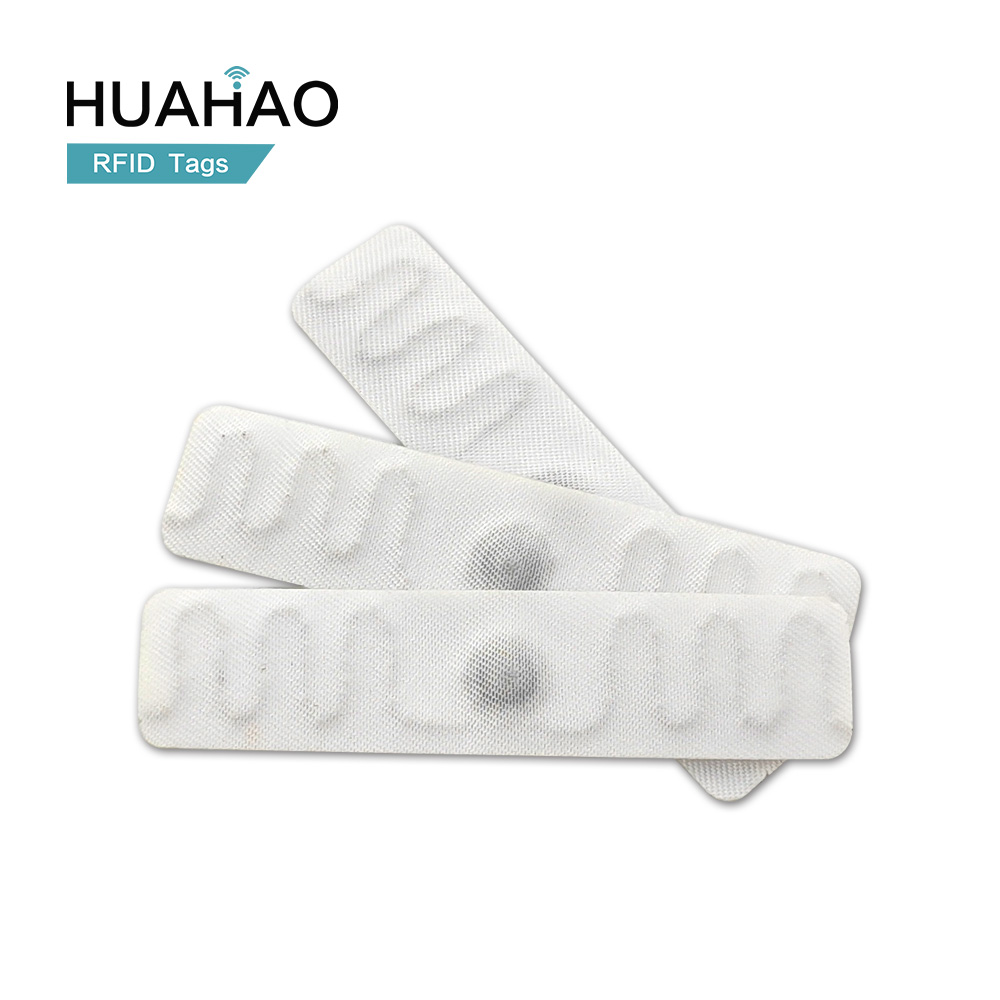 RFID Washing Laundry UHF Woven Label Huahao Manufacturer Custom Tag for Garment Inventory