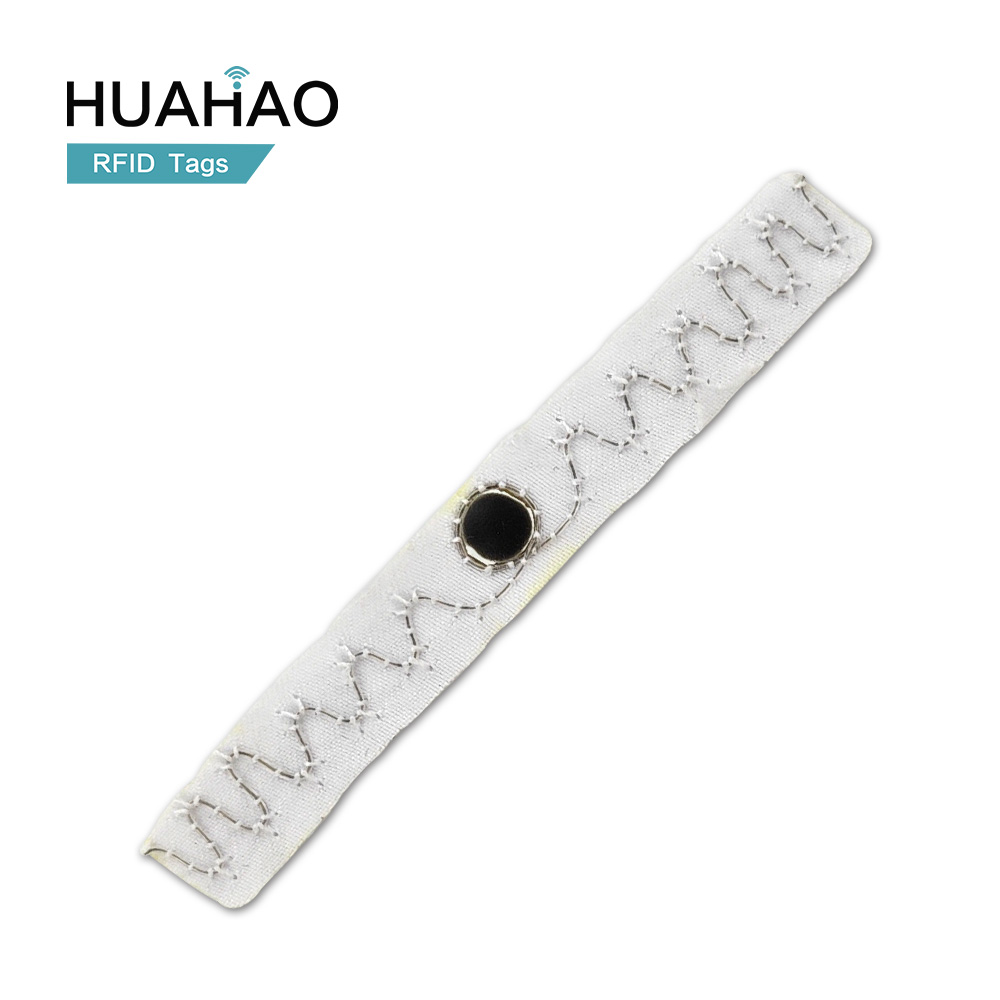 RFID Laundry Label Huahao Manufacturer Custom UHF Tag Textile Clothes Management
